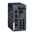 TCSESM103F2LG0 - switch Ethernet managé standard - 8 ports cuivre - 2 ports  fibre (adaptateur) - Professionnels