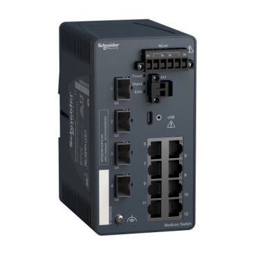 Modicon Switch Schneider Electric Łączenie i integracja urządzeń Ethernet