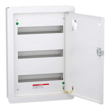 Distribution board, DBSeT, 48 ways, 100A, 3 row, flush mount-2