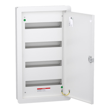 Distribution board, DBSeT, 64 ways, 100A, 4 row, flush mount-2