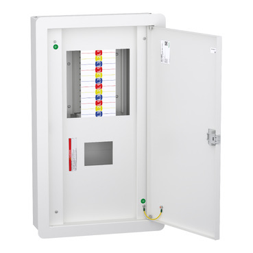 VTPN Distribution board, DBSeT, 24 module, 250A NSX incomer, IP41, Flush-2