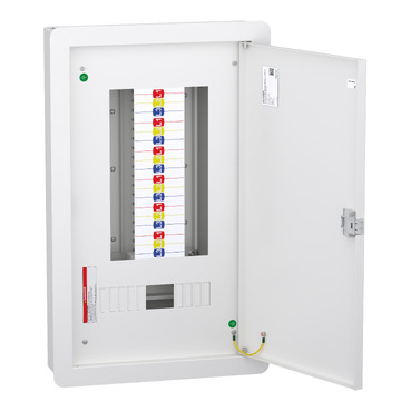 VTPN Distribution board, DBSeT, 36 module, 125A Modular incomer, IP41, Flush-2