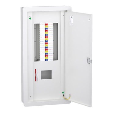 VTPN Distribution board, DBSeT, 36 module, 250A NSX incomer, IP41, Flush-2