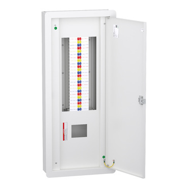 VTPN Distribution board, DBSeT, 48 module, 250A NSX incomer, IP41, Flush-2