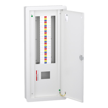 VTPN Distribution board, DBSeT, 54 module, 250A NSX incomer, IP41, Flush-2