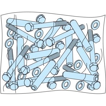 LVS08718 - 10 COMBINATION SCREWS ET ACC. | Schneider Electric