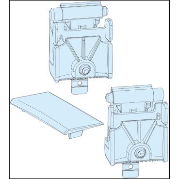 LVS08585 - FRONT PLATE HINGE KIT | Schneider Electric