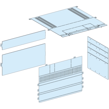 LVS04853 - Rear connection cover, PrismaSeT P, for NS1600 vertical 