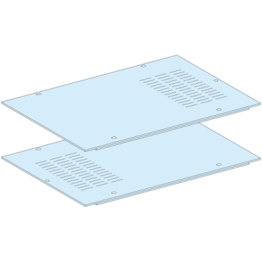 LVS08738 - Rear panel, PrismaSeT P, for enclosure W 800mm, IP31 