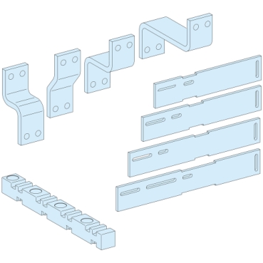 LVS04482 - Connection for vertical fixed INS-INV, 4P 1600A, on 