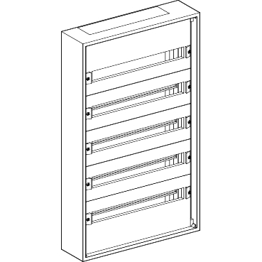 08005 - WALL-MOUNTED ENCLOSURE 5 ROWS PRISMA PACK 160 IP30 | Schneider  Electric UK