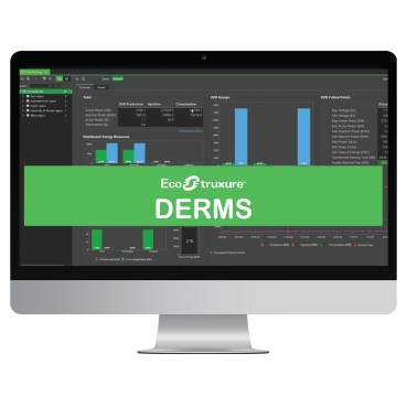 EcoStruxure™ DERMS Schneider Electric System zur Verwaltung verteilter Energiequellen