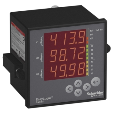 DM6000 series Schneider Electric Digital volt amp frequency (VAF) meters