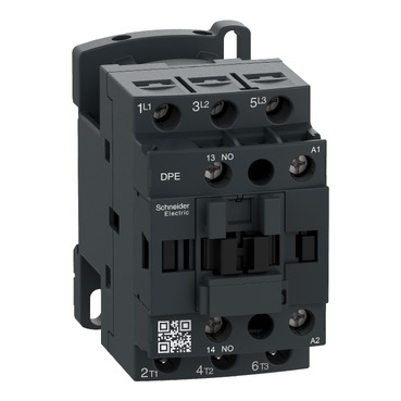 DPE09G7 - IEC contactor,Easy TeSys DPE,nonreversing,9A,3P,3HP at 480V  AC,120V 50/60Hz coil | Schneider Electric Canada