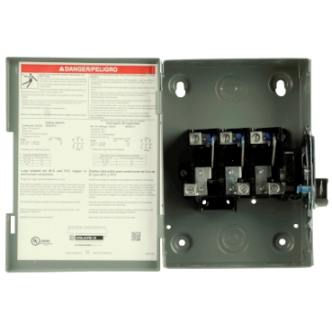 DU322 - Safety switch, general duty, non fusible, 3 pole, 3 wire