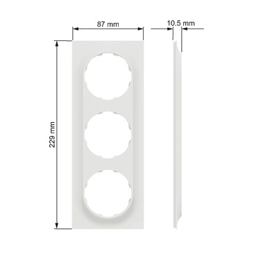 ELKO One-EKO50004-Image with Dimensions