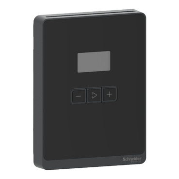 SXWSATXXXSLB - SmartX Temperature Sensor, 3 Buttons/LCD, Setpoint, with  Optimum Black Cover