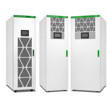 Easy UPS 3M Advanced Schneider Electric 50-250kW (400V) easy to install, connect, and use modular 3-phase UPS with internal redundancy options, ideal for small and medium commercial, industrial, and IT applications.