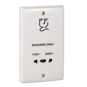 E727 We G11 S Classic 115 240v Universal Shaver Socket