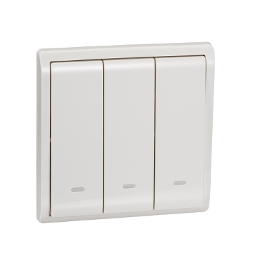 3 gang 1 way switch top