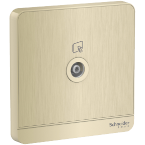 E8331tv Gh Avataron 1gang Tv Socket 75o Through Connect Metal Gold Hairline Schneider Electric Vietnam