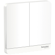 AvatarOn - 16AX 250V 2Gang 2Way Switch - White