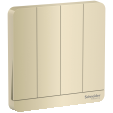 AvatarOn, 4 switches, 4A, 250V, momentary, Wine Gold