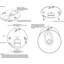 Building-IoT Room Occupancy Sensor Mounting Technical Illustration