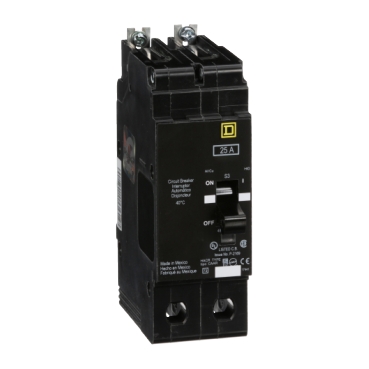 EGB24025 - Mini circuit breaker, E-Frame, 25A, 2 pole, 480Y/277 