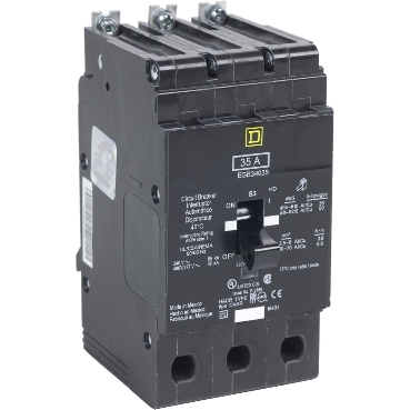 EGB34040 - Mini circuit breaker, E-Frame, 40A, 3 pole, 480Y/277