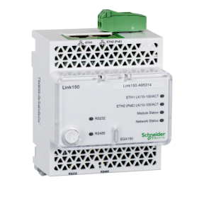 Egx150 Link 150 Ethernet Gateway 2 Ethernetport 24 V Dc And Poe Schneider Electric India