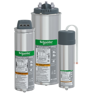 EasyLogic PFC Capacitors Schneider Electric Capacitores Trifásicos para correção do fator de potência 60 Hz