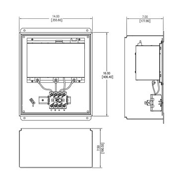 Dimensional Drawing for 500kA EMD