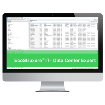 EcoStruxure™ IT Data Center Expert APC Brand Egy méretezhető felügyeleti szoftver, amely összegyűjti, rendszerezi és szétosztja a kritikus eszközinformációkat, átfogó képet nyújtva a berendezésekről.