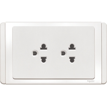 ET3426UEST2_WW - 16A 3 Pin Twin Universal Switched Socket with Shutter ...