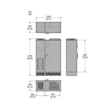 Electronic VAR control 200 amp 600-690 VAC IP54 Enclosure - TI