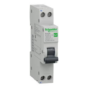 Ez9d33616 Dif Avt Vykl Easy9 1p N 16a 30ma 4 5ka C As 18 Mm Schneider Electric Rossiya