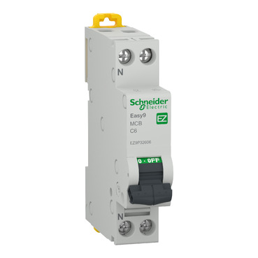 Siguranta Automata 1P+N 6A C, EZ9P32606, Schneider Electric - Schneider [1]