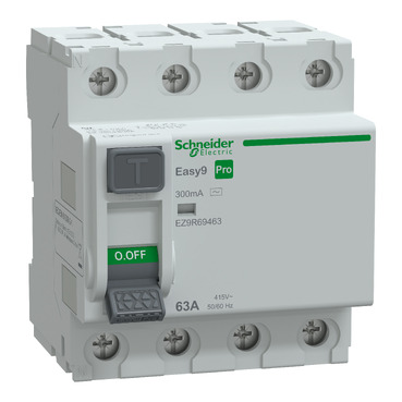 EZ9R69463 - Residual current circuit breaker(RCCB), Easy9 Pro, 4P