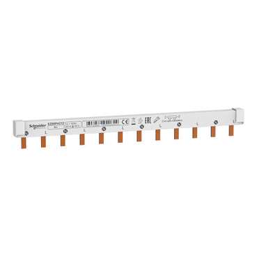 EZ9XPH212 - Comb busbar, Easy9 XP, 2P, 63 A, 12 modules