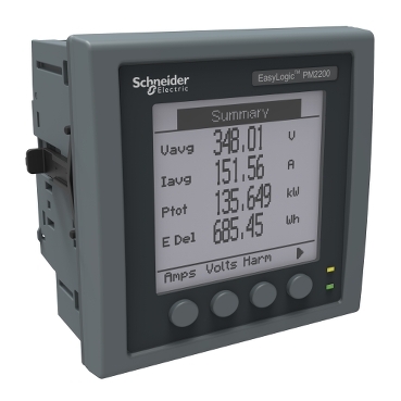 PM22xxR Quick Click power meters Schneider Electric Tool-less, plug and play LVCT connected meters that save up to 75% on installation time