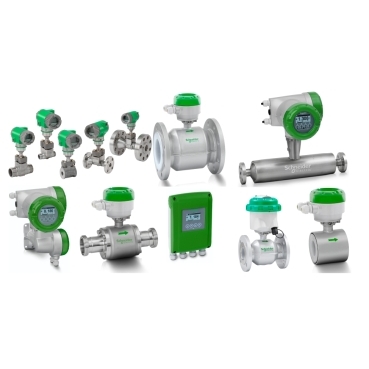 Flow Schneider Electric Volume Flow, Mass and Density measurement of liquid, gas and steam