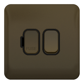 GGBL5010BMB - Lisse - Switched FCU - 13A DP Mocha Bronze ... electrical wiring in haiti 
