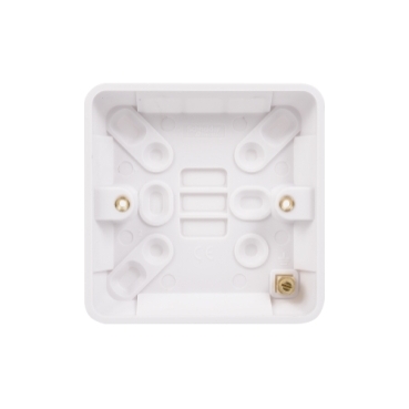 Schneider Electric Lisse White Moulded - Single Surface Pattress