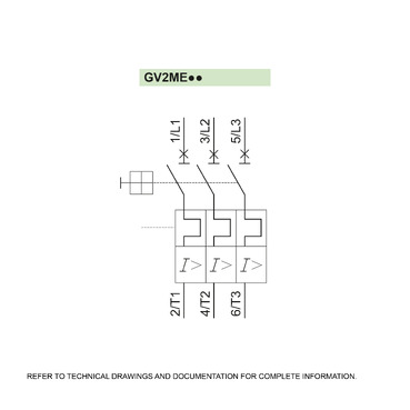 Illustration: Wiring Diagram for GV2ME--