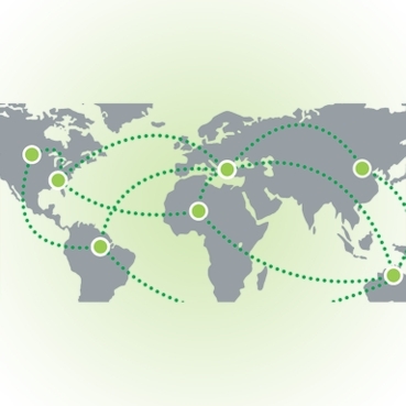 Implantação global APC Brand Proteção de energia eficiente e inteligente que permite implantações multi-regionais.