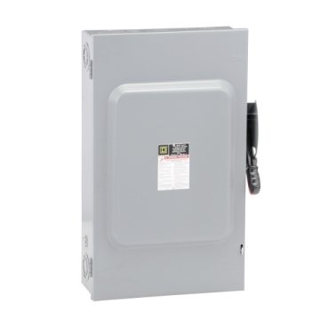 H364 - Safety switch, heavy duty, fusible, 200A, 3 wire, 3 pole ...