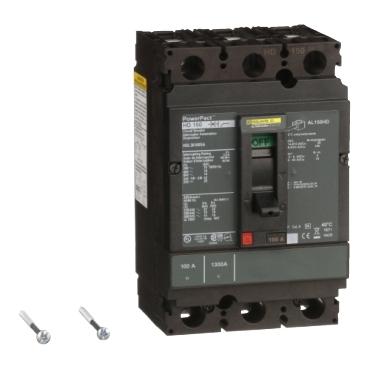 HDL36100SA - Circuit breaker, PowerPacT H, 100A, 3 pole, 600VAC