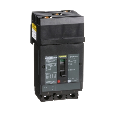 HJA36070 - Circuit breaker, PowerPacT H, 70A, 3 pole, 600VAC, 25kA