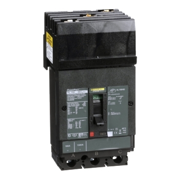 HLA36100 - Circuit breaker, PowerPact H, I-Line, thermal magnetic